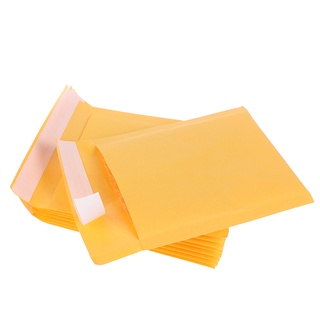 [shakangaurora 0628] 10Pcs papel Kraft burbujas sobres bolsa de envío acolchado sobre bolsa (7)
