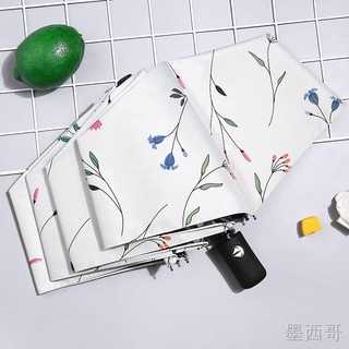 12.24 Paraguas plegable automático ins niña estudiante versión coreana de sol y lluvia parasol de doble uso sombrilla grande doble (3)