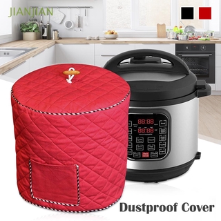 JIANJIAN 6QT/8QT Dustproof Cover Durable Electric Pressure Cooker Dustcover Cooking Kitchen Rice Cooker Air Fryer Black/Red Cotton Instant Pot Accessories
