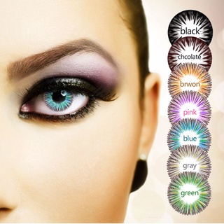 dangguor Dandelion Eye Coloured Yearly 0 Diopter Contact Lenses Cosplay Eyewear Makeup
