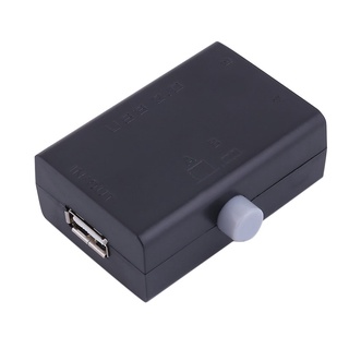 2 Mini USB compartir compartir interruptor caja Hub 2 puertos PC ordenador escáner impresora