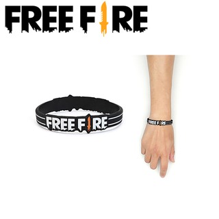 Free Fire logo Alien Bracelet Cool Personalized Accessorie Black