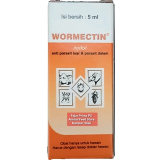 Anti parásito Wormectin inj 5 ml