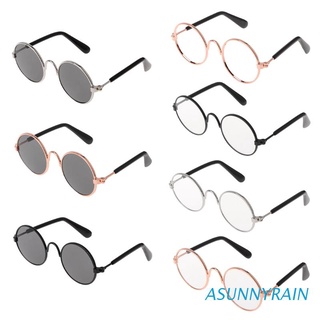 asunnyrain gafas de sol para mascotas/gafas de sol redondas divertidas/accesorios de moda para perros/gatos/productos de suministro