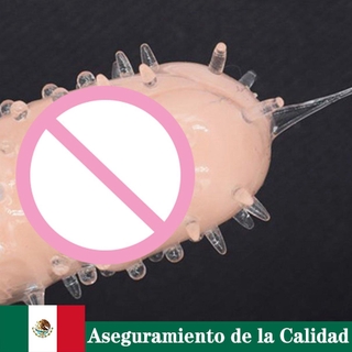 ［Entrega Rápida］ Transparent Sex Goods Male Use Condoms Ejaculation Delay Penis Sleeve Sex Toys Versión Mundial (4)