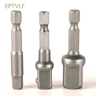 EPTVLF 3 piezas de brocas de manga para accionamiento hexagonal, adaptador de enchufe de extensión, herramienta eléctrica, impacto, venta caliente, 1/4, 3/8", 1/2"