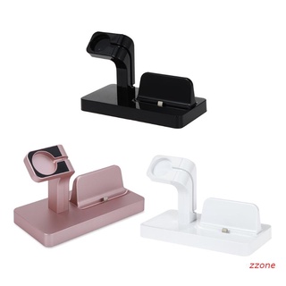 Zzz 2 en 1 estación de carga magnética cargador Dock apto para iPhone X Pro Apple i-Watch (1)