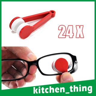 [12] 24 piezas de gafas de microfibra limpiador de brochas limpiaparabrisas clip de limpieza (9)