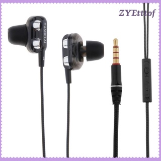 auriculares con cable de aislamiento de ruido con micrófono, auriculares ligeros con control de volumen