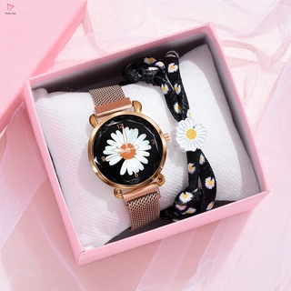 Cute Quartz Watches Beautiful Daisy Casual Watches Girls Wrist Watch For Women Lady