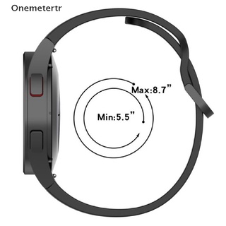 [onemetertr] correa de silicona para samsung galaxy watch4 classic 46mm 42mm band watch4 44mm 40mm.