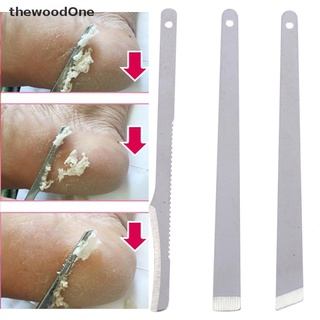 [thewoodOne] 3Pc Manicure Pedicure Tools Toe Nail Knife Shaver Nail Clipper Dead Skin Remover .