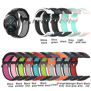 pulsera de repuesto de silicona suave para huawei watch gt 2 smartwatch impermeable de moda correa de pulsera