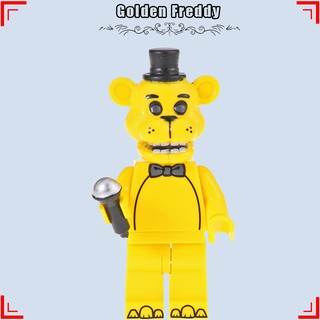 Compatible con minifiguras Lego cinco noches en Freddy MiniFigures Chica Bunny Ballonboy bloques de construcción juguetes niños Halloween Horror película de dibujos animados (7)