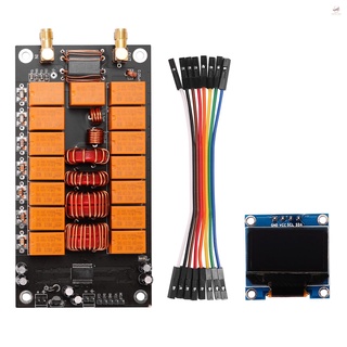 Meily_antena Automática afinadora De 1.8-50MHz+reprocesador OLED/Programado/accesorio/hazlo tu mismo