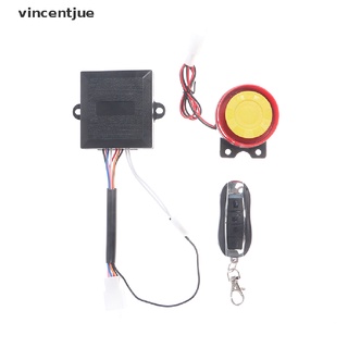 vincentjue - alarma inteligente antirrobo para motocicleta, 12 v, mando a distancia mx