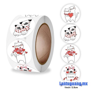 [lantuguang.mx] Stickers/calcomanías de animales lindos para el día de san valentín/etiqueta para decoración de paquetes