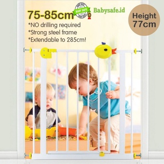 Baby Safe XY018 presión ajuste puerta de seguridad bebé valla de seguridad