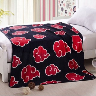(60x48 pulgadas) naruto xiao red cloud coral fleece manta suave aire acondicionado caliente alfombra de felpa colchón toalla de dormir