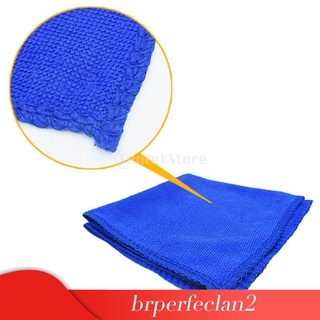 [brper2] 9.8x9.8 azul toalla de limpieza de coche de microfibra auto detallando toalla ultra suave