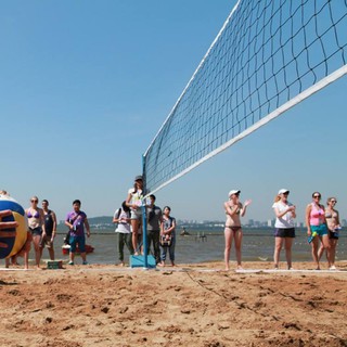 9.5x1m/red De voleibol De playa Estilo 9.5x1m