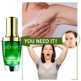 30ml Body Odor Antiperspirant Essence Ladies Unisex Effective Armpit Sweat Cleaning Lotion Deodorant
