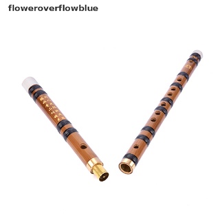 floweroverflowblue flauta de bambú profesional woodwind instrumentos musicales c d e f key chino dizi ffb