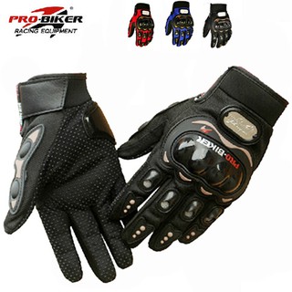 Guantes de motocicleta con Protector de motocicleta guantes (dedo completo)