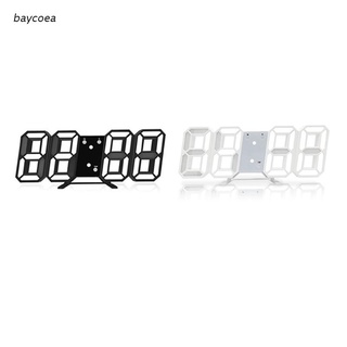 bay1 3D Led Reloj Despertador Escritorio De Pared 12/24 Horas Con Función De Control Sond Temperatura Luz Nocturna Uso De La Casa