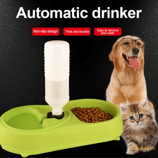 Pet Dog Cat Bowl Feeder Water Dispenser Automatic Durable for Eating Drinking
