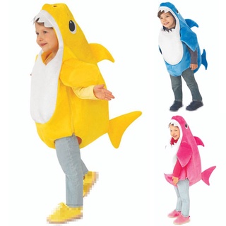 dibujos animados bebé tiburón niños niños disfraz de halloween disfraz de fantasía traje regalos niños cosplay vestido