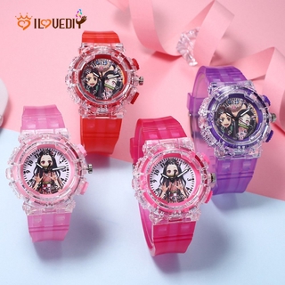 [niños LED luminoso Color caramelo Anime reloj] [niños impermeable deporte eléctrico LED relojes] [regalos perfectos reloj de pulsera para estudiantes niños y niñas]