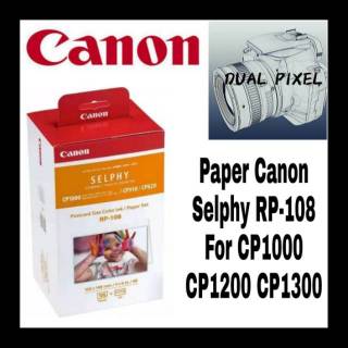 Papel Canon Selphy RP-108 para CP1000 CP1200 CP1300