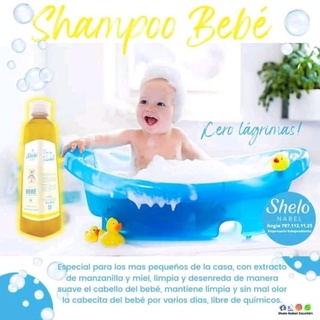 Shampoo cero lagrimas, para bebe, suavidad y brillo