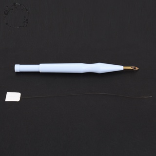 Adjustable Punch Needle Stitching Kit Rug Yarn Needle Embroidery Pen Felting Threader Needles (8)