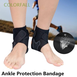 COLORFALL 1PC/1 Pair Unisex Elastic Ankle Brace Sports Safety Ankle Wrap Ankle Support Brace Guard Band Heel Wrap Foot Protection Bandage Running Basketball Adjustable Anti Sprain