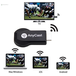 Hd 1080 P AnyCast M2 Plus Airplay Wifi pantalla TV Receptor Dongle DLNA Fácil compartir Mini palo Para Android IOS ventanas