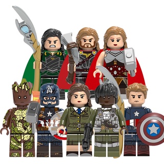Super Heroes Minifigures Loki Groot-Bloques De Construcción Para Niños