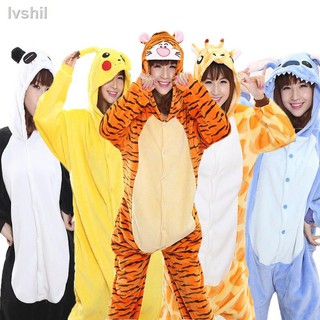 ☒ Kigurumi Animal Cosplay Pijama Mujeres Adulto Divertido Mono Ropa De Dormir