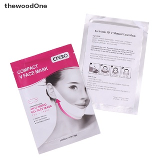 [thewoodone] máscara de elevación facial en forma de v máscara facial adelgazar reafirmante barbilla levantamiento de mejillas.
