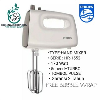 Mezclador de mano PHILIPS mezclador de mano mezclador de pastel HR-1152 SNI