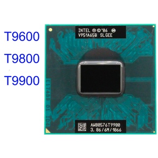 Cpu Intel Core 2 Duo T9600 T9800 T9900 Mobile CPU Socket P procesador de doble núcleo