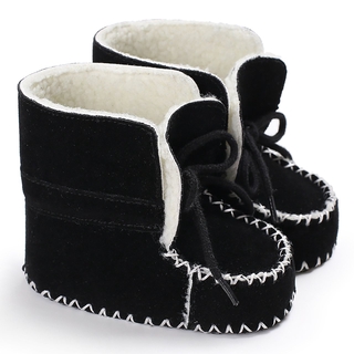 #SHN Winter Baby Shoes Boots Anti-skid Soft Outsole Thick Warm Toddlers Boots (4)