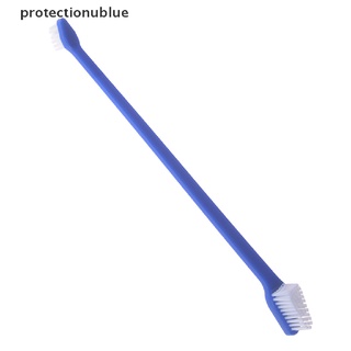 prmx 1 pza cepillo de dientes de doble extremo para perro/perro/cachorro/cepillo dental para aseo/cepillo de dientes azul (7)