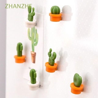 zhanzhe novedad mensaje pegatina lindo cactus imanes de nevera mini suculenta refrigerador imán botón decoración del hogar/multicolor