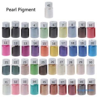 Felicitar 41Color perlado Mica polvo de resina epoxi tinte perla pigmento joyería fabricación 10g