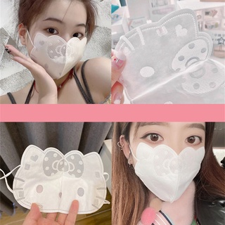 10 Pzas Hello Kitty Cubrebocas 3d KN95 Infantil Coreano 3 Capas Pack Brandmall (1)