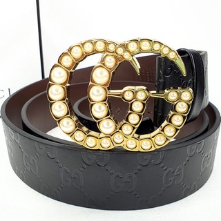 Cinturon Gucci Troquelado GG Perlas [Envio Express Gratis]
