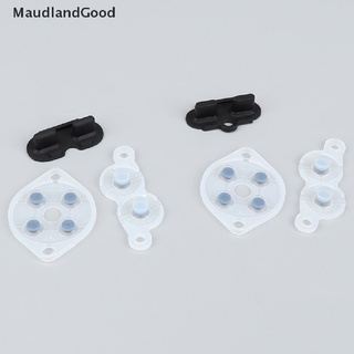 [maudlandgood] 1 juego de piezas de repuesto de botones de silicona conductiva para nes fc.
