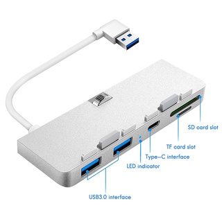 Hub 5 en 1 para IMac Apple todo en uno USB X2/tipo-C/TF/SD 5Gbps multifuncional portátil Hub Docking Station